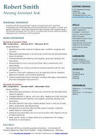My background in supporting patient care allows me to substantially assist. Nursing Assistant Resume Samples Qwikresume