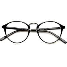 Vintage Black And Clear Glasses Vintage Black Rx Optional Round Glasses 8768zu Vintage Eye Glasses Glasses Fashion Vintage Glasses