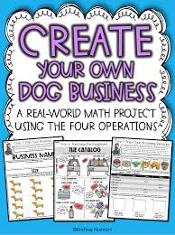 Create Your Own Dog Business Math Project Young Teacher Love Project Based Learning Kindergarten Math Projects Project Based Learning Elementary