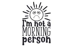 Download I M Not A Morning Person Svg Cut File By Creative Fabrica Crafts Creative Fabrica PSD Mockup Templates