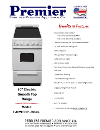 Gas stoves offer a simply superior performance compared to electric stoves and you can even roast peppers on the flames. Premier Eas2x0op Specification Manualzz