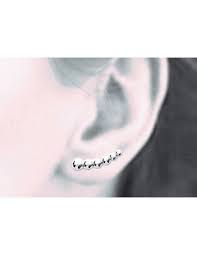 Simples, élégants et classiques clous d'oreilles. Boucle D Oreille Lobe Dessous Argent Boule Mirage Bijoux