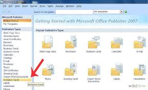 Create An Invitation In Microsoft Publisher Microsoft Publisher Create Invitations Microsoft