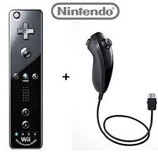 Official Nintendo Wii Wii U Remote Plus Controller And Nunchuk Nunchuck Combo Bundle Set Black Bulk Packaging Walmart Com Wii Nintendo Wii Wii U
