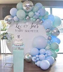 Pin By Ayana Smith On Food And Idea For Party Baby Shower Decorations Baby Shower Themes Baby Shower Balloons