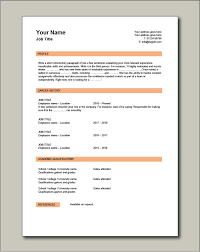 Cv and cover letter templates. Cv Templates Impress Employers