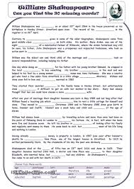 William Shakespeare Reading Comprehension Lessons Reading Comprehension Worksheets Teaching Reading Comprehension