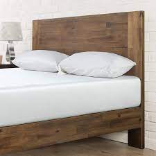 When it comes to style, bed frames are available in a wide selection of designs. Amazon Com Zinus Tonja Platform Bed Mattress Foundation No Box Spring Required Brown King Furniture Decor