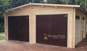 Il nostro catalogo propone cabine prefabbricate, box in lamiera e container marittimi o modificati in diverse dimensioni (per altezza e profondità). Garage In Legno Da Giardino Per Auto Gardendeco It