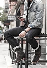 Wie Tragt Man Stiefel Fur Manner 50 Stil Und Mode Ideen Mann Stil Tattoo Rugged Style Lassige Mode Lassige Herrenmode