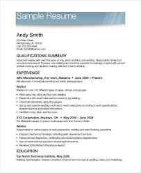 Below the header, the resume is split into two columns. Simple Resume For Format Job Application Basic Sample Interview Word Hudsonradc