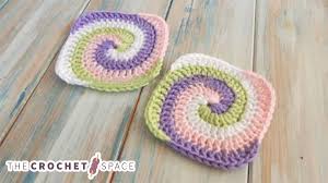 I reached out and touched it. Crochet Spiral Granny Square Free Pattern Video Tutorial The Crochet Space