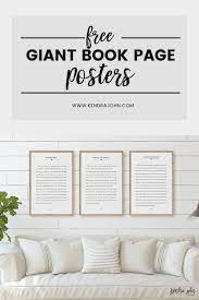 Check spelling or type a new query. Giant Book Page Posters Kendra John Designs Large Wall Prints Books Guest Room Office