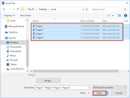 How do you fit a pdf to one page? How To Combine Multiple Documents Into One Pdf File In Word