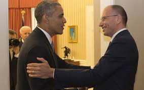 President barack obama (r) looks on during an oval office meeting at the white house october 17, 2013 in. Letta Incontra L Amico Obama Ancora Il Primato Nazionale