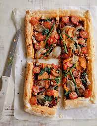 Vegan Tart With Spinach Pesto Recipe Nourish Books Recipe Vegetable Tart Dinner Party Recipes Easy Dinner Party Recipes