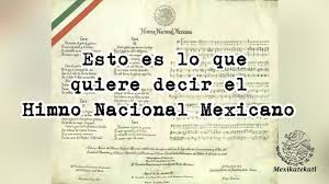 El himno nacional mexicano es usado desde el año 1854, cuando se completó su composición, pero no se el concurso de la letra fue ganado por el poeta francisco gonzález bocanegra, mientras que la la versión original del himno contenía, además del estribillo, diez estrofas. Significado Del Himno Nacional Mexicano Significado De Las Estrofas Del Himno Nacional Himno Belico Youtube