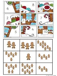 Math may feel a little abstract when they're young, but it involves skills t. Free Christmas Math Puzzles Christmas Kindergarten Christmas Math Maths Puzzles