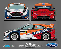 Sitede yer alan görseller ile pazara sunulan araçlar arasında donanımsal ve görsel açıdan farklılıklar olabilir. Ford Puma 2020 Wrc M Sport Concept Livery Behance