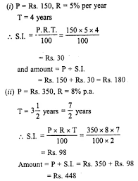 Selina Concise Mathematics Class 7 Icse Solutions Chapter 10 Simple Interest Cbse Tuts Icsesolutions Concisemath Mathematics Simple Interest Studying Math