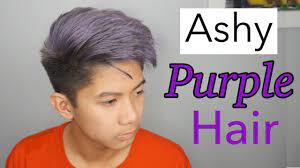That purple hair guy, he literally walked. I Dyed My Nephews Hair Ashy Purple Youtube