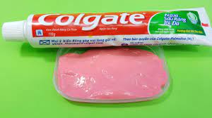 Pearl slime toothpaste slime metallic slime plastic containers with lids metallic colors sea foam step by step instructions amethyst clay. Colgate Toothpaste Slime With Sugar No Glue No Borax 2 Ingredients Toothpaste Slime Youtube