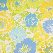 Here you can find the best yellow flower wallpapers uploaded by our community. 1970s Retro Vintage Wallpaper Blue Yellow Flowers Rosie S Vintage Wallpaper