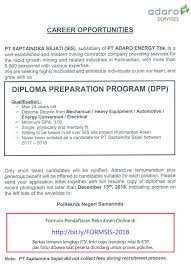 Yuk ikuti psikotes online terlebih dahulu agar. Rekrutmen Pt Saptaindra Sejati Pt Sis Polnes Politeknik Negeri Samarinda Official Web