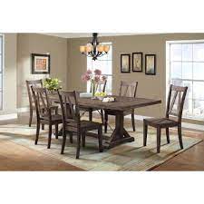 Find the savings you are looking for here. Picket House Furnishings Flynn 7 Piece Dining Set Table And 6 Wooden Side Chairs Dfn100s7pc The Home Depot