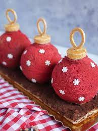 Qui dit noël ne dit pas forcément bûche. Recette Royal Chocolat Revisite Facon Boules De Noel Blog Maspatule