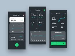 Health App Dark Mode Health App App App Design