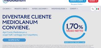 Un simbolo importante che oggi diventa protagonista del nuovo logo di banca mediolanum, acquisendo così ancora più valore. Conto Mediolanum Caratteristiche Del Conto Corrente Meteofinanza Com