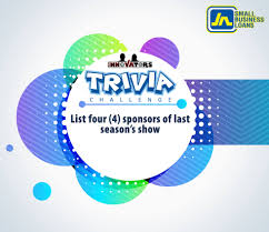 There are more than 100,00 trivia questions in a variety of fun and challenging categories. Jn Small Business Loans Ltd Innovators Trivia The First Person To Answer The Question Below Correctly Will Win Facebook