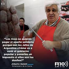 El empresario de la carne alberto samid volvió a apuntar contra el acuerdo de precios del gobierno con los frigoríficos, que entró en vigencia esta semana en los supermercados. Alberto Samid Vuelta De Rosca Radio 10 Radiocut Argentina