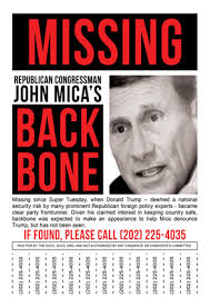 Missing: John Mica's Lost Backbone