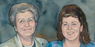 Wells woman honored with portrait for work that often goes unacknowledged