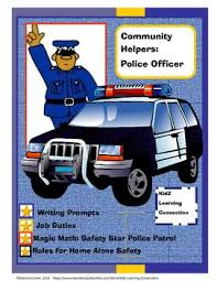 Careers Police Officer Math And Ela Fun Literacy Activities Community Helper Social Studies Class