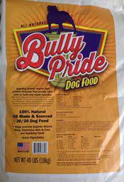 Bully Pride Dog Food American Bully Dog Food Recipes Food American Bully