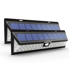 Shop 54 Led Solar Lights Outdoor Waterproof Solar Power Lights With 120 Wide Angle Motion Sensor Solar Patio Lighting 2 Pack Overstock 15268448