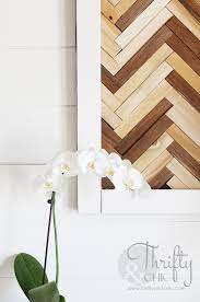 Diy Herringbone Wall Art Using Wood Shims Herringbone Wall Art Metal Tree Wall Art Diy Herringbone Wall
