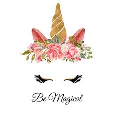 Crowns and glasses, wings and flowers, rainbow vector set. Premium Vector Watercolor Hand Drawn Cute Unicorn Horn