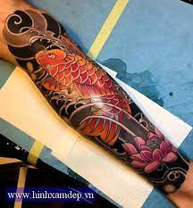 Hình xăm tả thực trắng đen. Hinh Xam Ca Chep Bong Hinh XÄƒm Japan Tattoo Hinh XÄƒm Ä'áº¹p