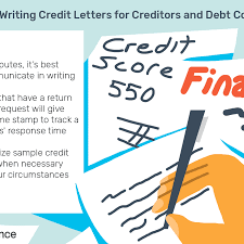 Or alternatively, you could write a letter. Sample Credit Letters For Creditors And Debt Collectors