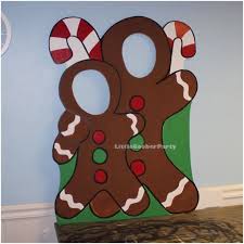 Gingerbread Wooden Photo Booth Prop Face In Hole Photo Op Etsy Christmas Photo Props Christmas Photo Booth Props Christmas Photo Booth