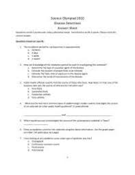 Disease Detectives Cheat Sheet Docsity