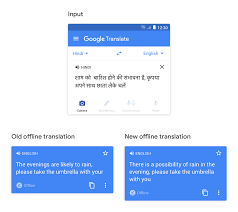 Originally google translate was released as a statistical machine translation service. Google Translate Improves Offline Translation
