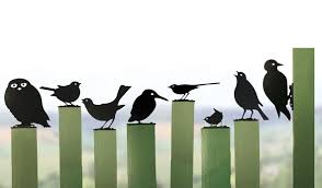 Garden Birds Gartendeko British Garden Zaun Kunst Dekorative Gartenzaune Garten Deko