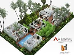 3d Floor Plan Jakarta Indonesia House Plans Sims House Design 3d House Plans