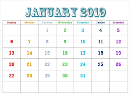 January 2019 Weekly Calendar Schedule Kids Calendar Calendar Word June 2019 Calendar
