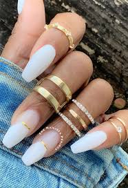 So coffin nails are long af and they're shaped like, ya know, coffins. 65 Ideas Of Coffin Nails Coffin Shaped Nails A K A Ballerina Nails